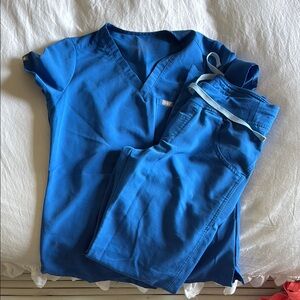 Blue Scrub Set